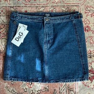 D&G denim mini skirt